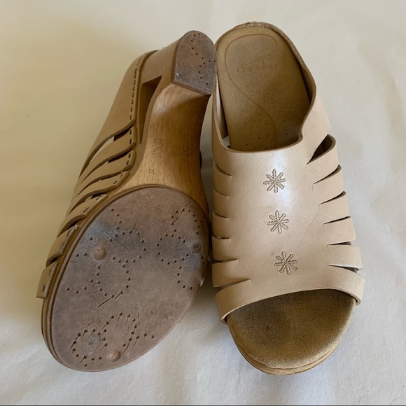 DANSKO Tilly Leather Slide Clog Sandals 40 9.5- 10 EUC - Picture 7 of 7